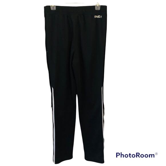 AND1 Breakaway Black Basketball Pants Mens Size Small - Picture 6 of 9